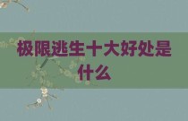 极限逃生十大好处是什么