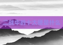 二战中的十大梗是什么