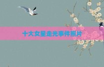 十大女星走光事件照片