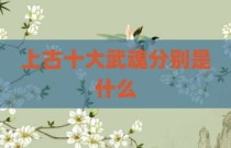 上古十大武魂分别是什么