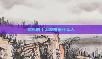 信托的十大股东是什么人