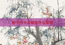 后子河十大碗是什么菜啊