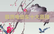 载货电动车十大品牌