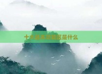 十大基本功能区是什么
