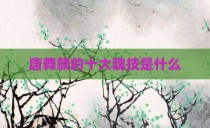 唐舞麟的十大魂技是什么