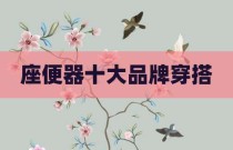 座便器十大品牌穿搭