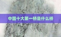 中国十大第一桥是什么桥