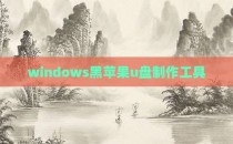 windows黑苹果u盘制作工具