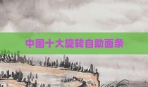 中国十大旋转自助面条