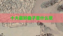 十大最好曲子是什么歌