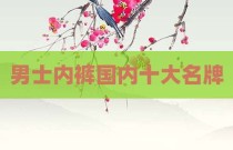 男士内裤国内十大名牌