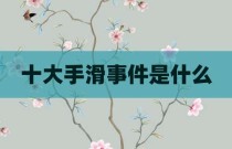 十大手滑事件是什么