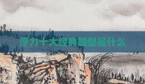 浮力十大经典题型是什么