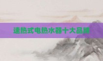 速热式电热水器十大品牌