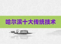 哈尔滨十大传统技术
