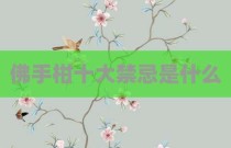 佛手柑十大禁忌是什么