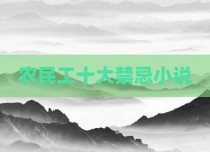 农民工十大禁忌小说