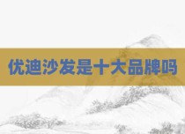 优迪沙发是十大品牌吗