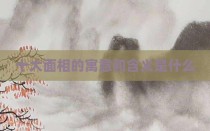十大面相的寓意和含义是什么
