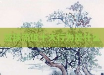篮球流氓十大行为是什么