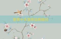 世界十大货币比例排行