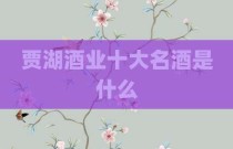 贾湖酒业十大名酒是什么