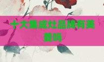 十大集成灶品牌有美菱吗
