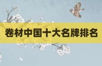 卷材中国十大名牌排名