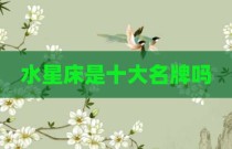 水星床是十大名牌吗