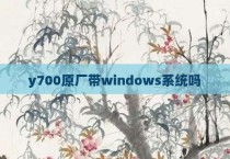 y700原厂带windows系统吗