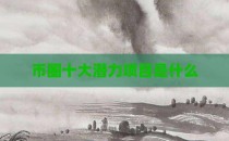 币圈十大潜力项目是什么