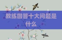 教练回答十大问题是什么