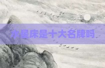 水星床是十大名牌吗