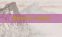 奥特尔是十大名牌吗