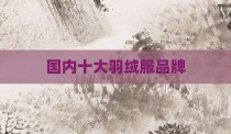 国内十大羽绒服品牌