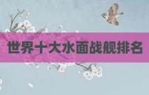 世界十大水面战舰排名