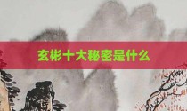 玄彬十大秘密是什么