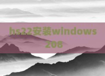 hs22安装windows 208