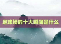 足球场的十大瞬间是什么