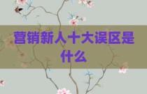 营销新人十大误区是什么
