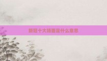 新冠十大场面是什么意思