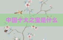 中国十大之宝是什么