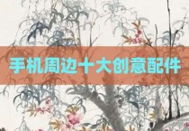 手机周边十大创意配件