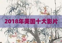 2018年美国十大影片