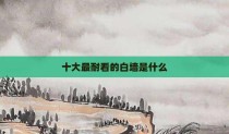 十大最耐看的白墙是什么
