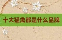 十大猛禽都是什么品牌