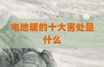 电地暖的十大害处是什么