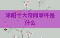 沭阳十大奇闻事件是什么