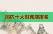 国内十大耐克店排名