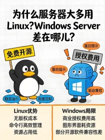 为啥服务器要用 Linux 系统？Windows Server 输在了哪里？